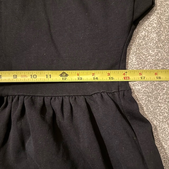 Zara Black Short Sleeved Casual Dress Size Medium GUC - Picture 5 of 5